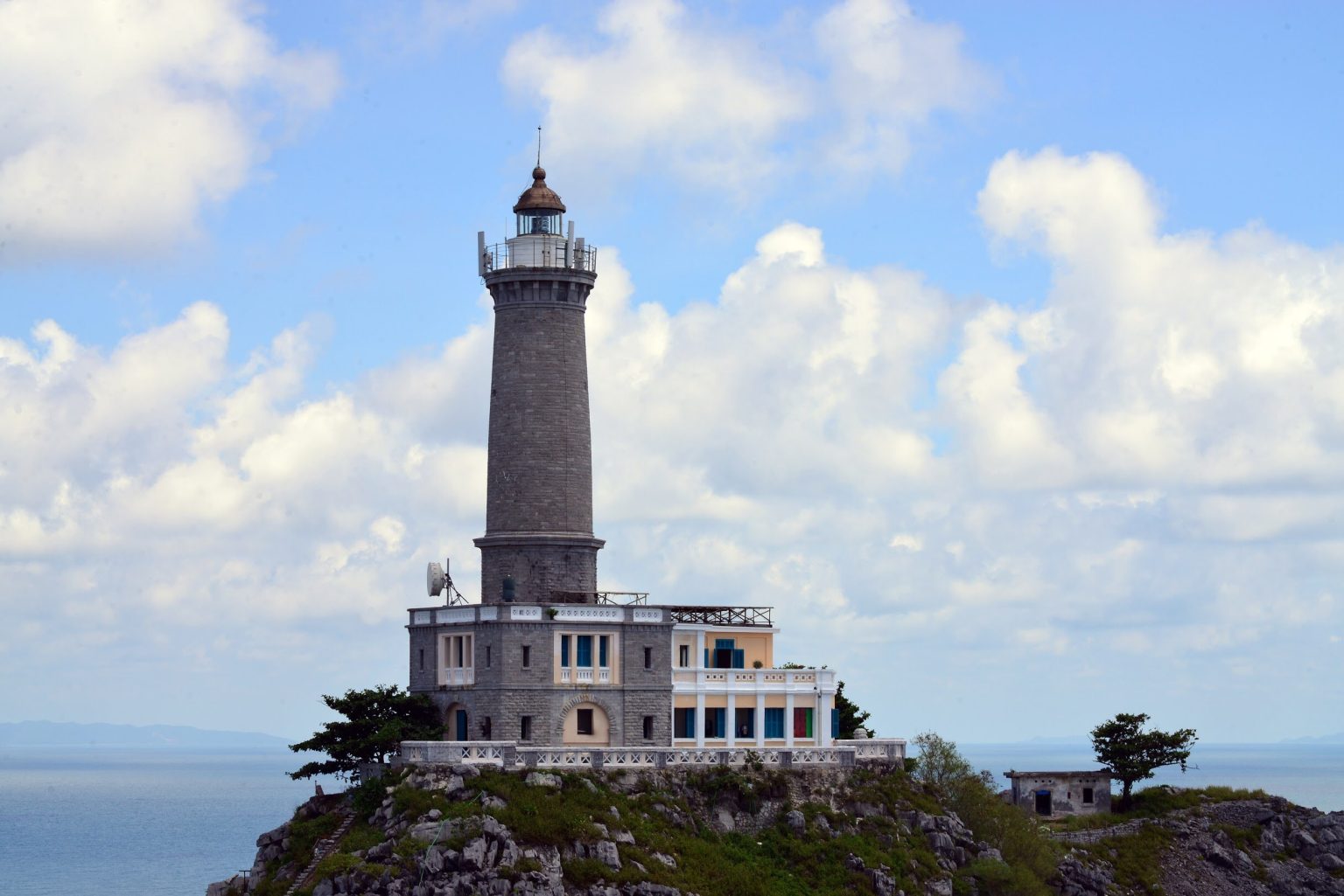 Conquer the over 100 year old lighthouse on Long Chau island