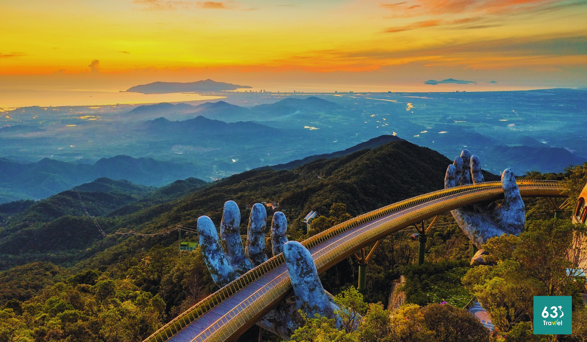 Cầu vàng Đà Nẵng Tọa độ “sống ảo” khiến du khách liêu xiêu