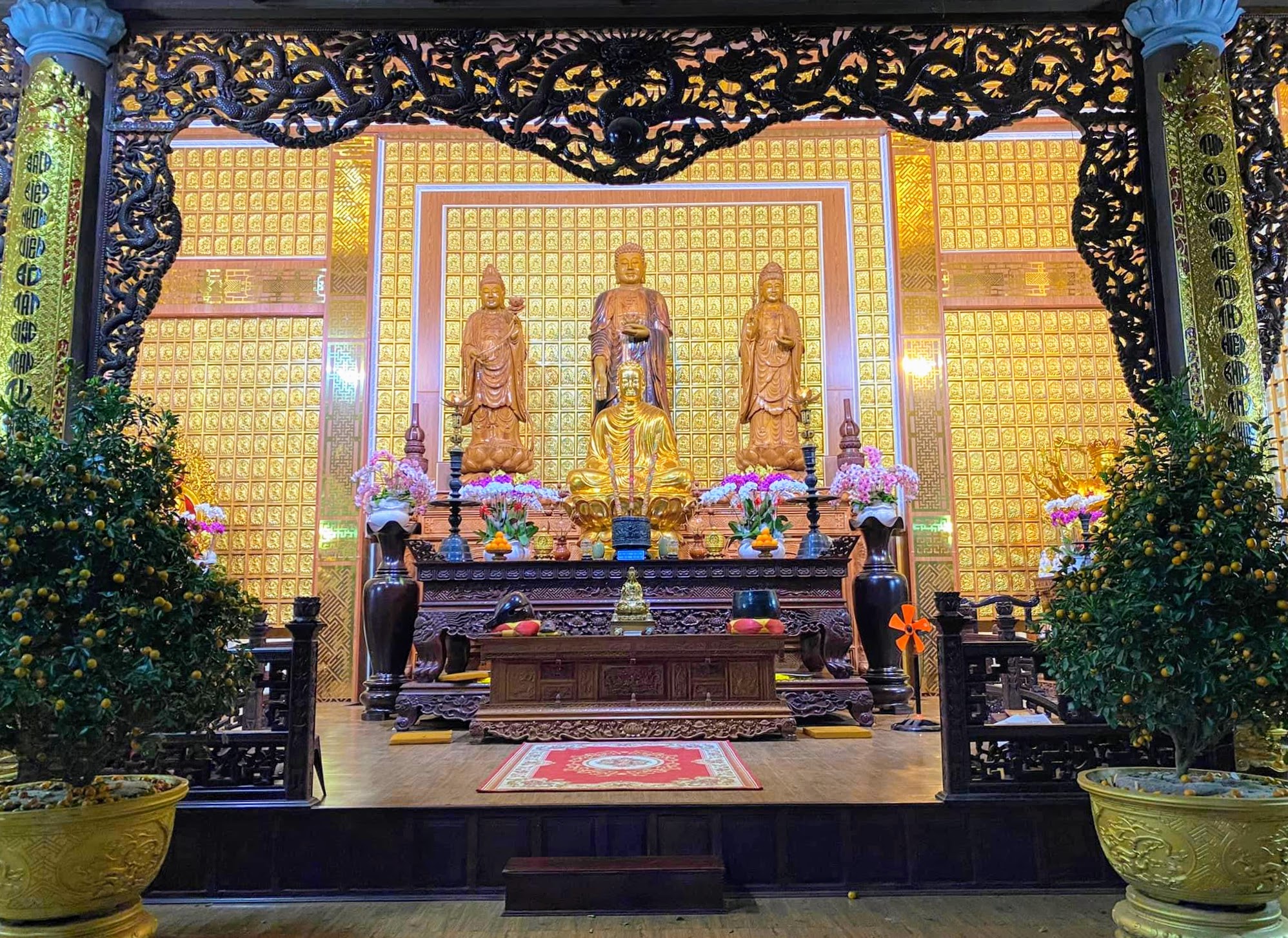 Phap Hoa Pagoda Dak Nong has the majestic appearance of traditional Vietnamese pagodas