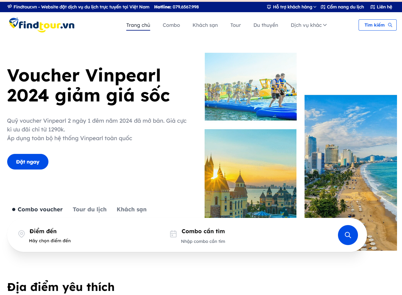 web du lịch findtour