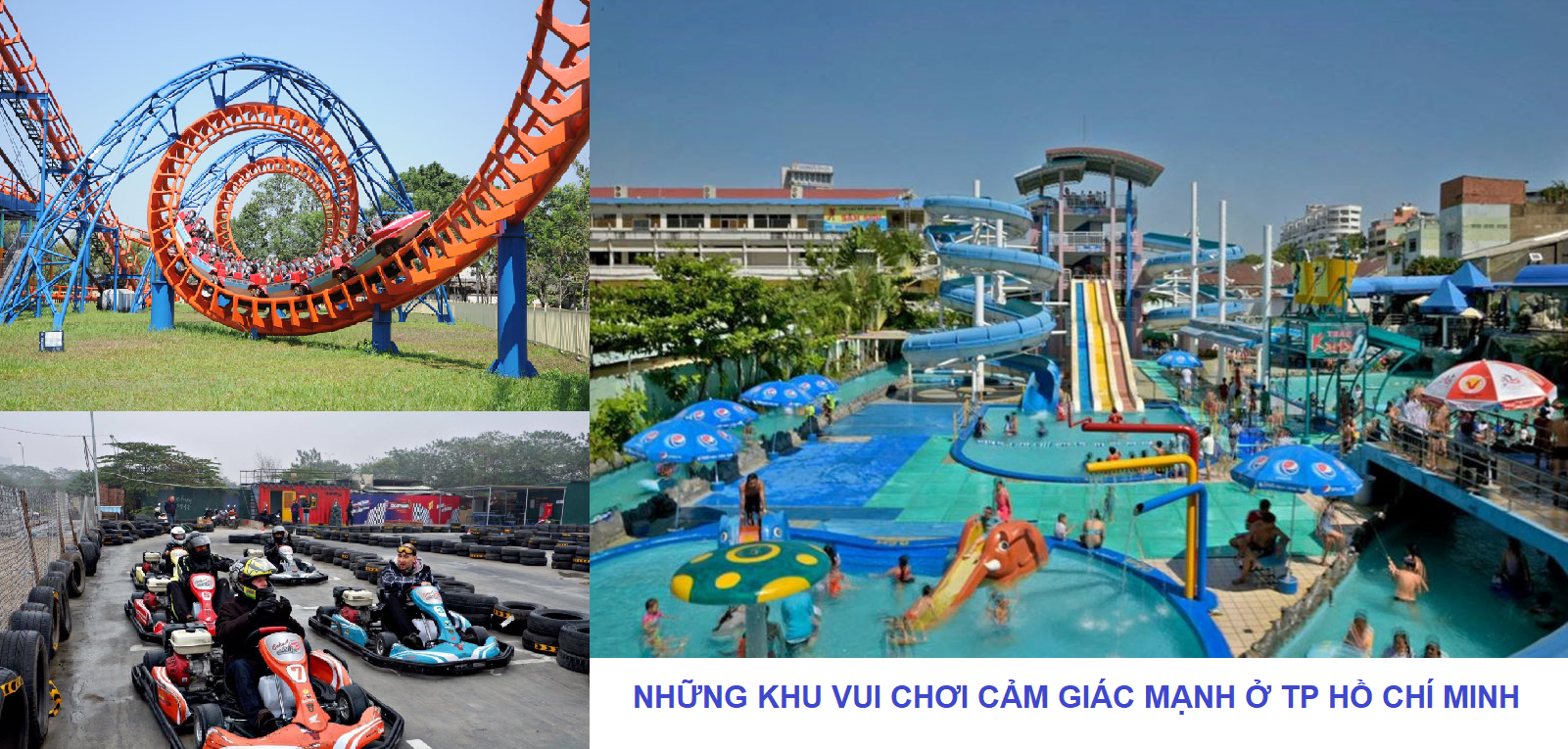 10 extremely interesting thrilling amusement parks in Ho Chi Minh City