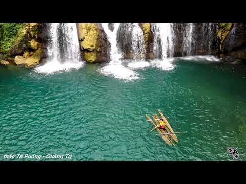 Ta Puong Cave Waterfall - An overhead view