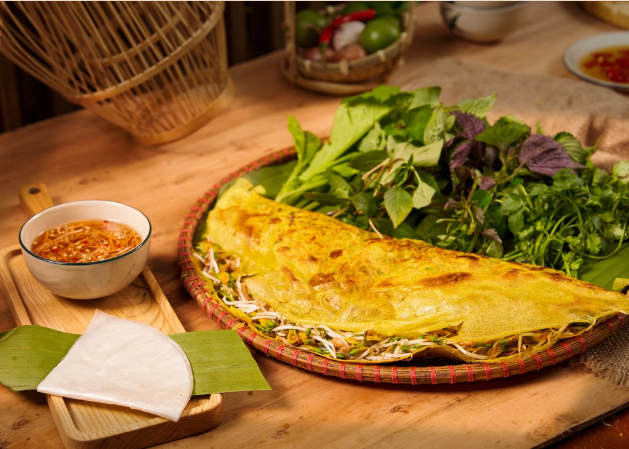 Sesbania shrimp pancake