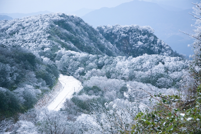 Phia Oac National Forest - Phia Den on a snowy day