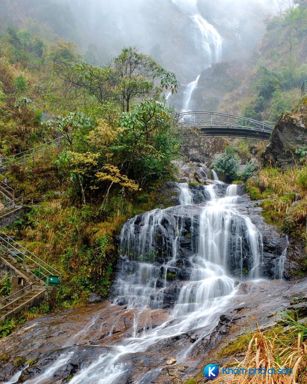 Silver waterfall