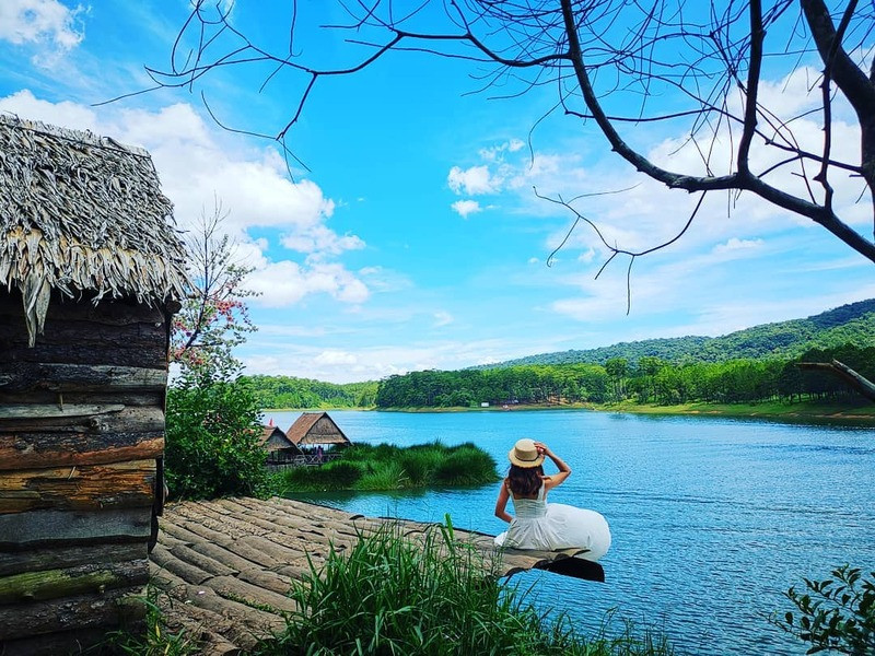 大叻著名大湖的美丽景色