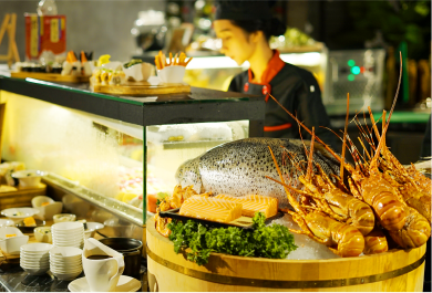 1份龙虾海鲜自助餐