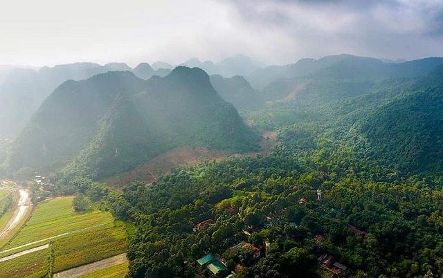 Panorama of Pu Mat National Park