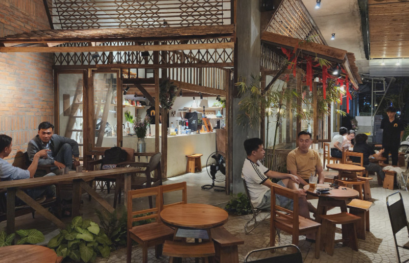 Không gian quán Cuckoo cafe thật ấn tượng