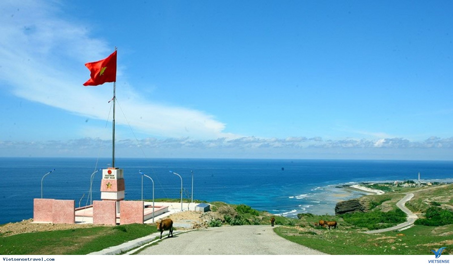 National flagpole on Ly Son island