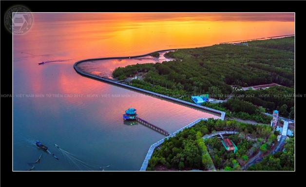 Sunset at Cape Ca Mau