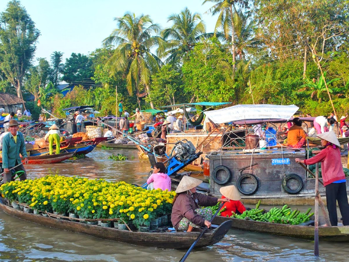 MIỀN TÂY: MỸ THO - BẾN TRE - CẦN THƠ - CHÂU ĐỐC