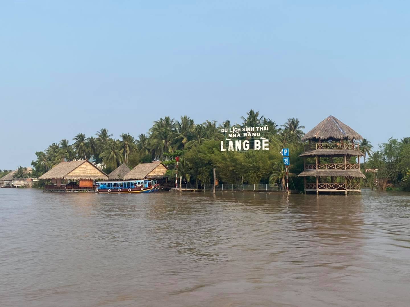 Lang Be tourist area from afar