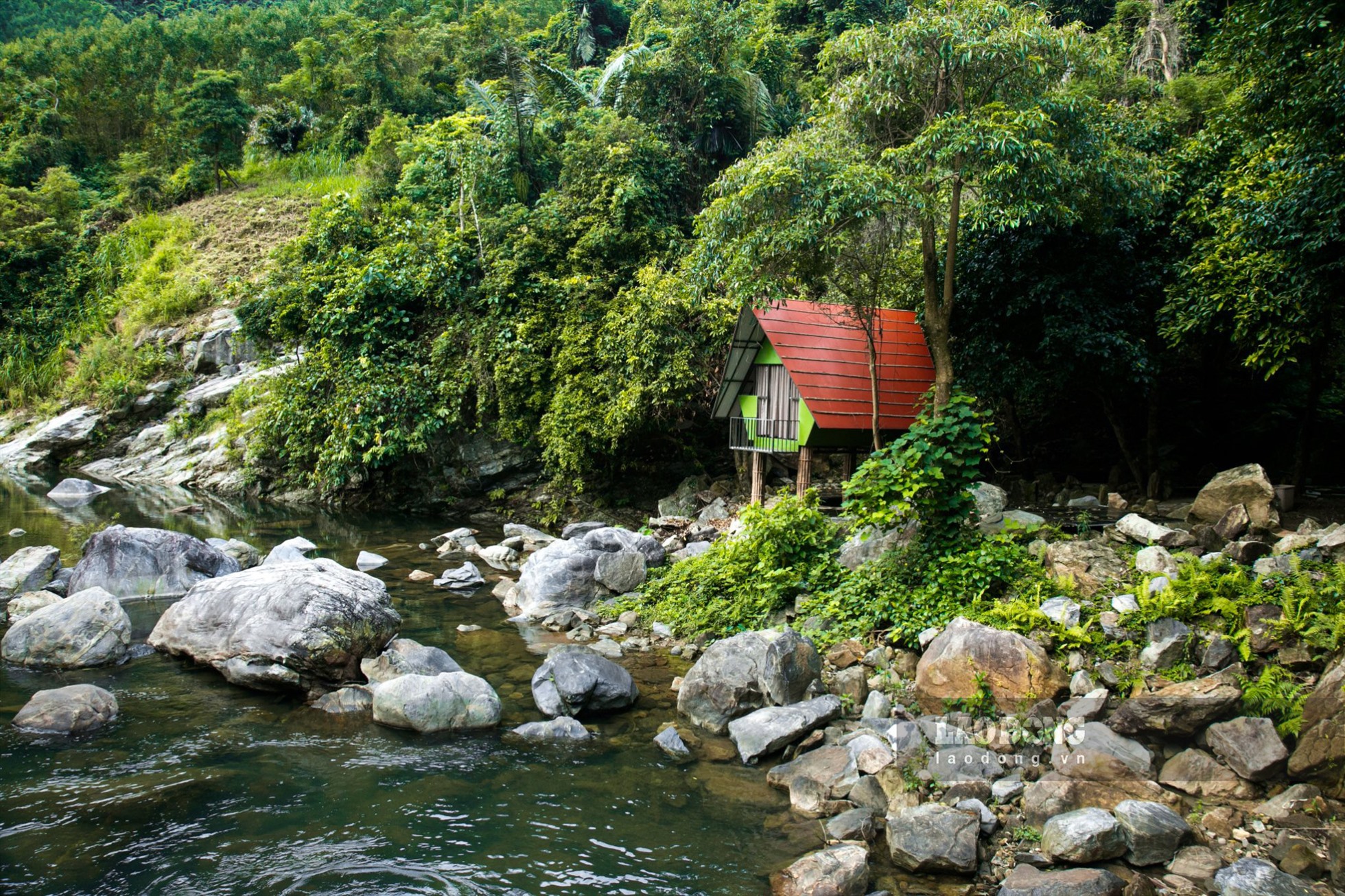 Minh Long white waterfall