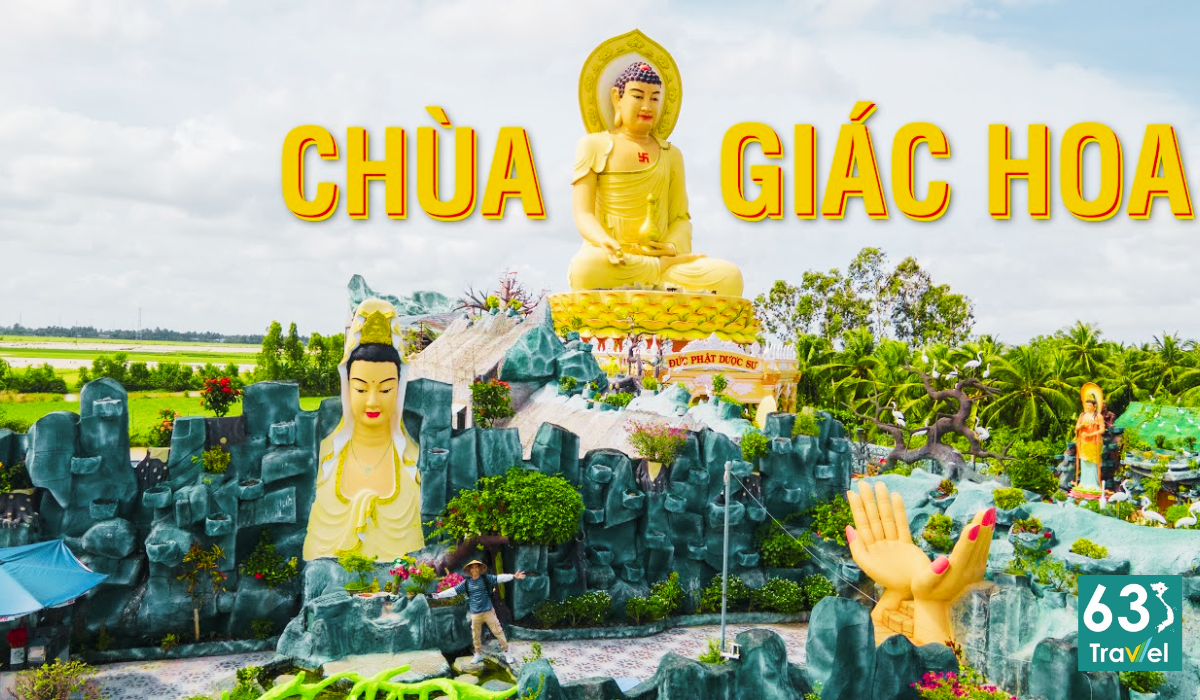 Chùa Giác Hoa - Viếng ngôi chùa kiến trúc đẹp tại Bạc Liêu