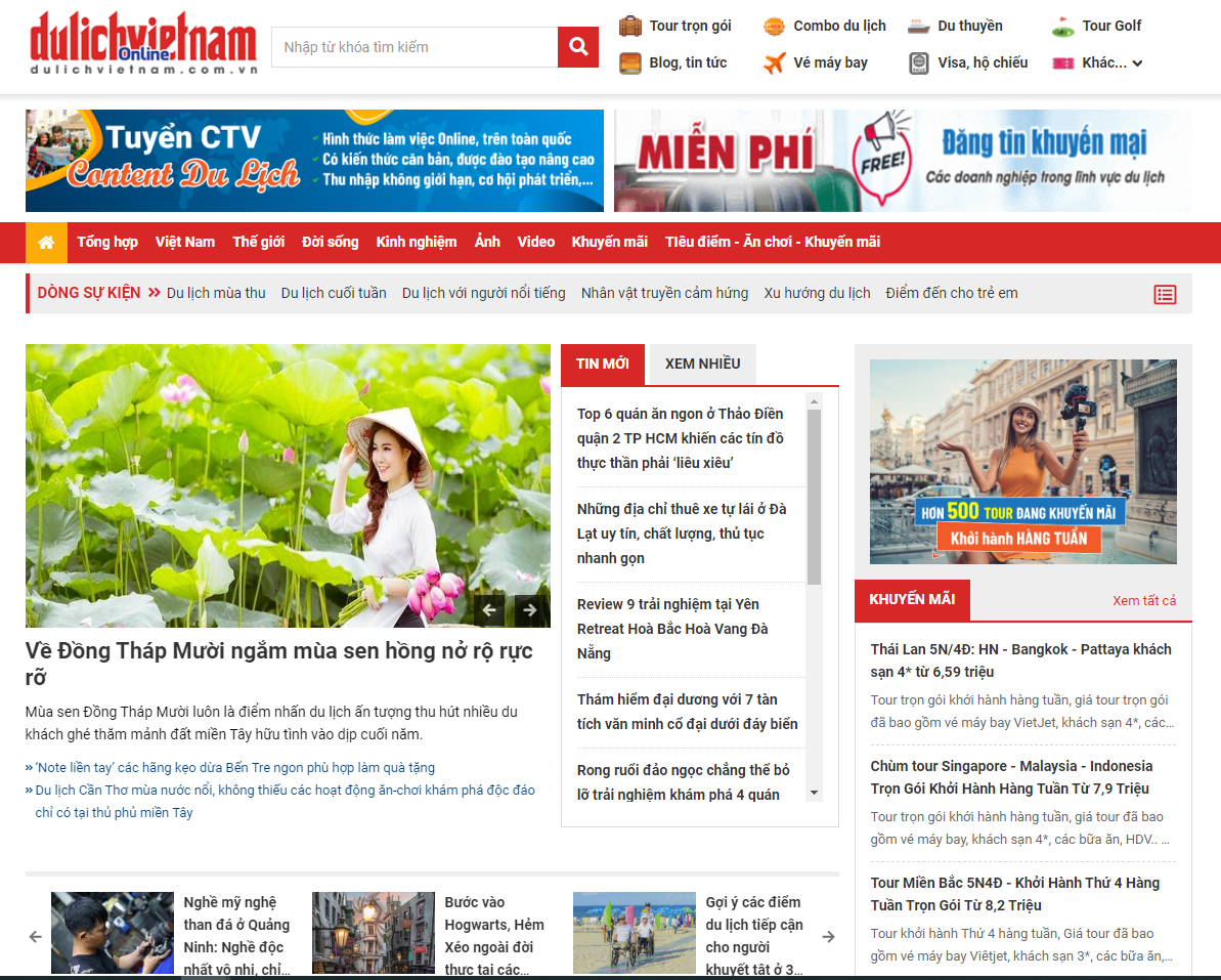 web du lịch vietnam