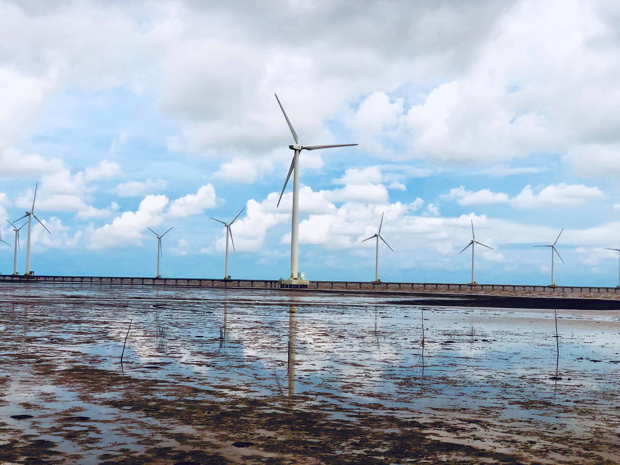 Bac Lieu wind turbine field