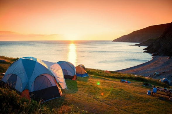 Dawn on Ba Lua Island