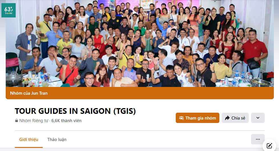 Group Tour Guides in Saigon - Nhóm Facebook có nhiều HDV