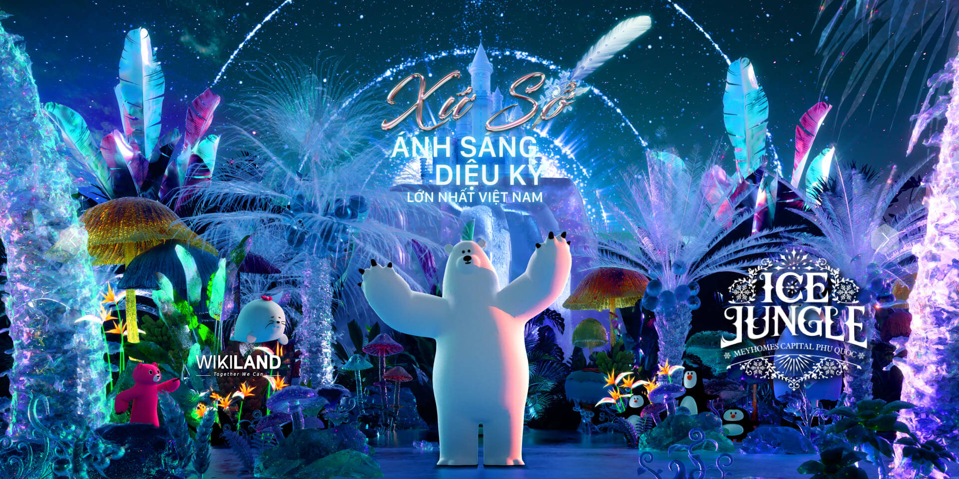 Lạc Vào Xứ Sở Ánh Sáng Diệu Kỳ "Ice Jungle" Lớn Nhất Việt Nam Tại Phú Quốc