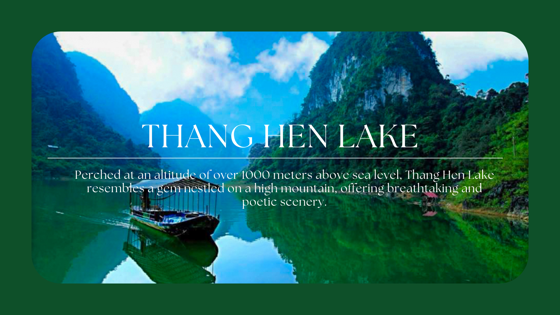 Thang Hen Lake – A Breathtaking Fairyland In Cao Bang