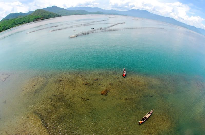 Tam Giang Lagoon - An aerial view