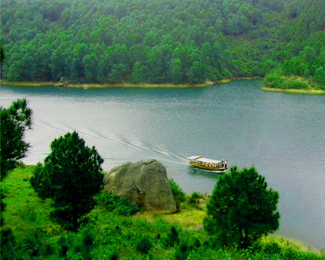 Trai Tieu lake eco-tourism area - A distance view