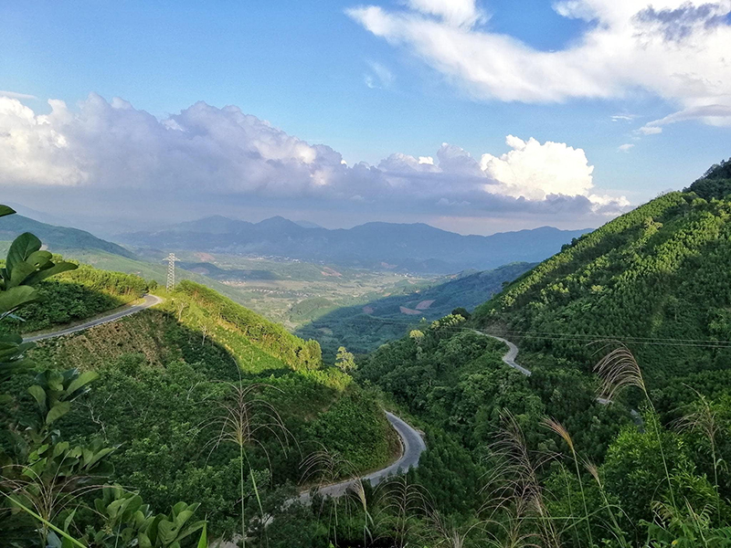 踏上龙蒙山口，许多游客都以为自己来到了遥远的西北地区的山口。一切都像一幅令人惊叹的自然图画。