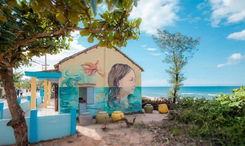 Tam Thanh mural village - fairy beauty in pictures