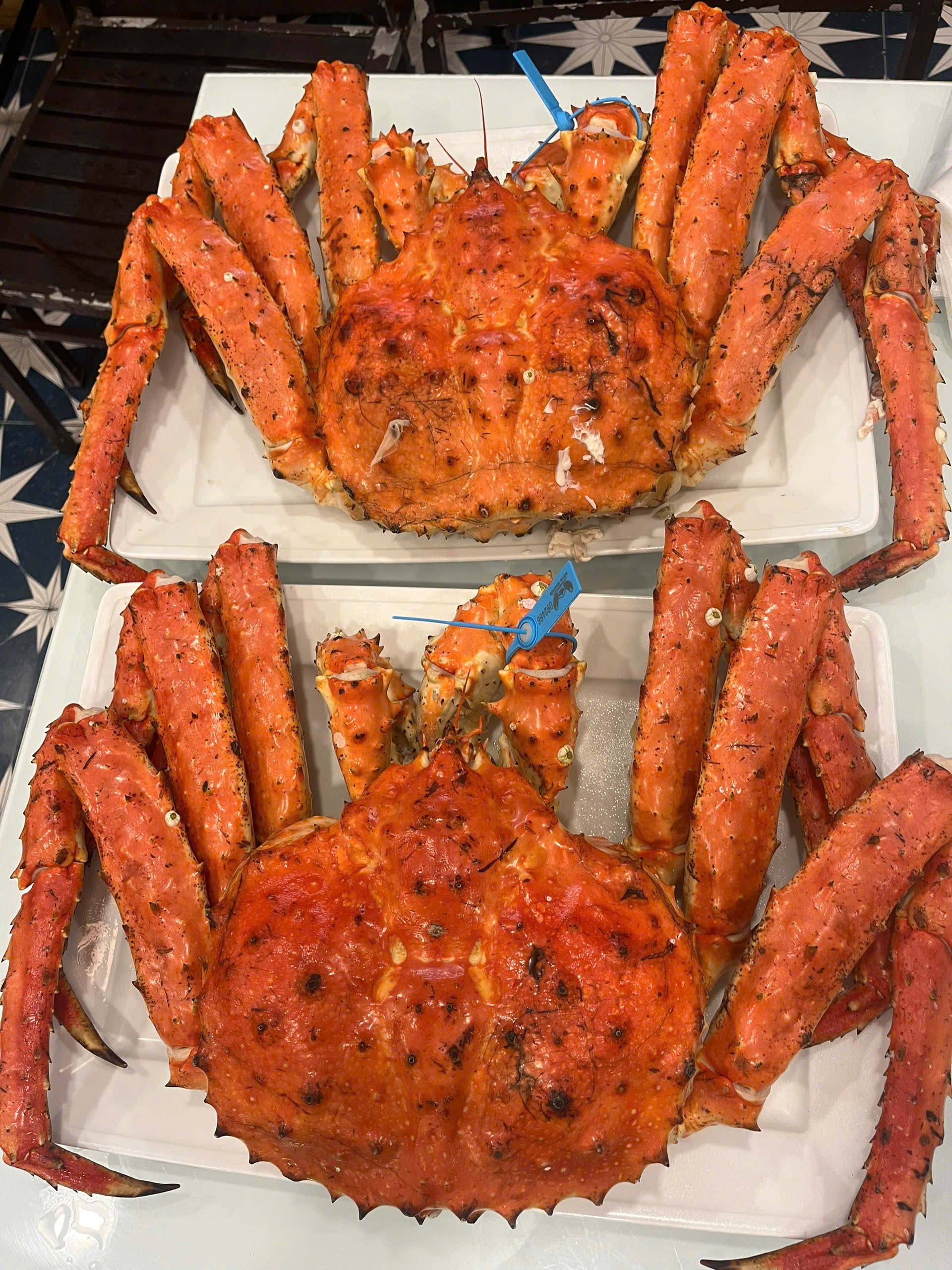 Steamed King Crab