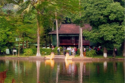 Memorial area of ​​President Ho Chi Minh at the Presidential Palace