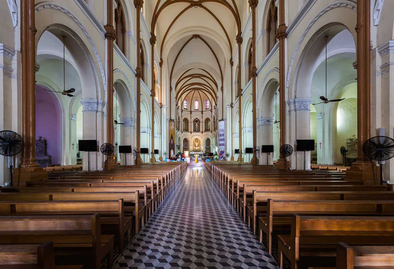 Admire the unique architectural beauty of Notre Dame Cathedral