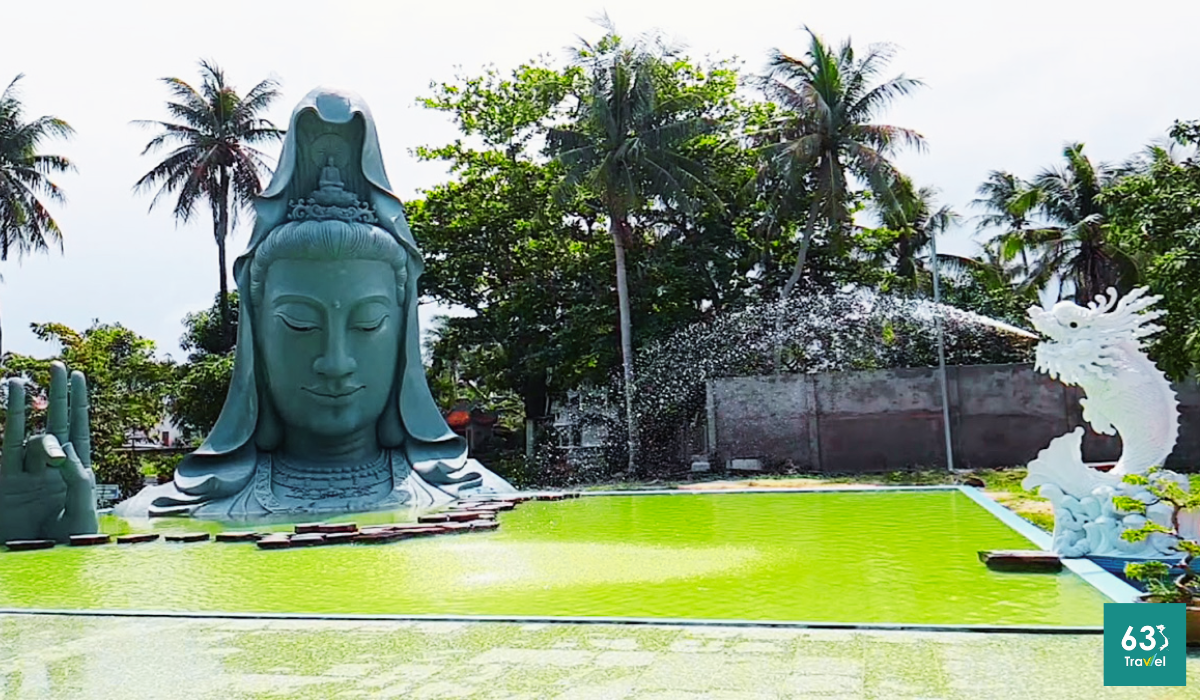 Chùa Thanh Lương Phú Yên - Nét kiến trúc độc đáo từ san hô và gáo dừa