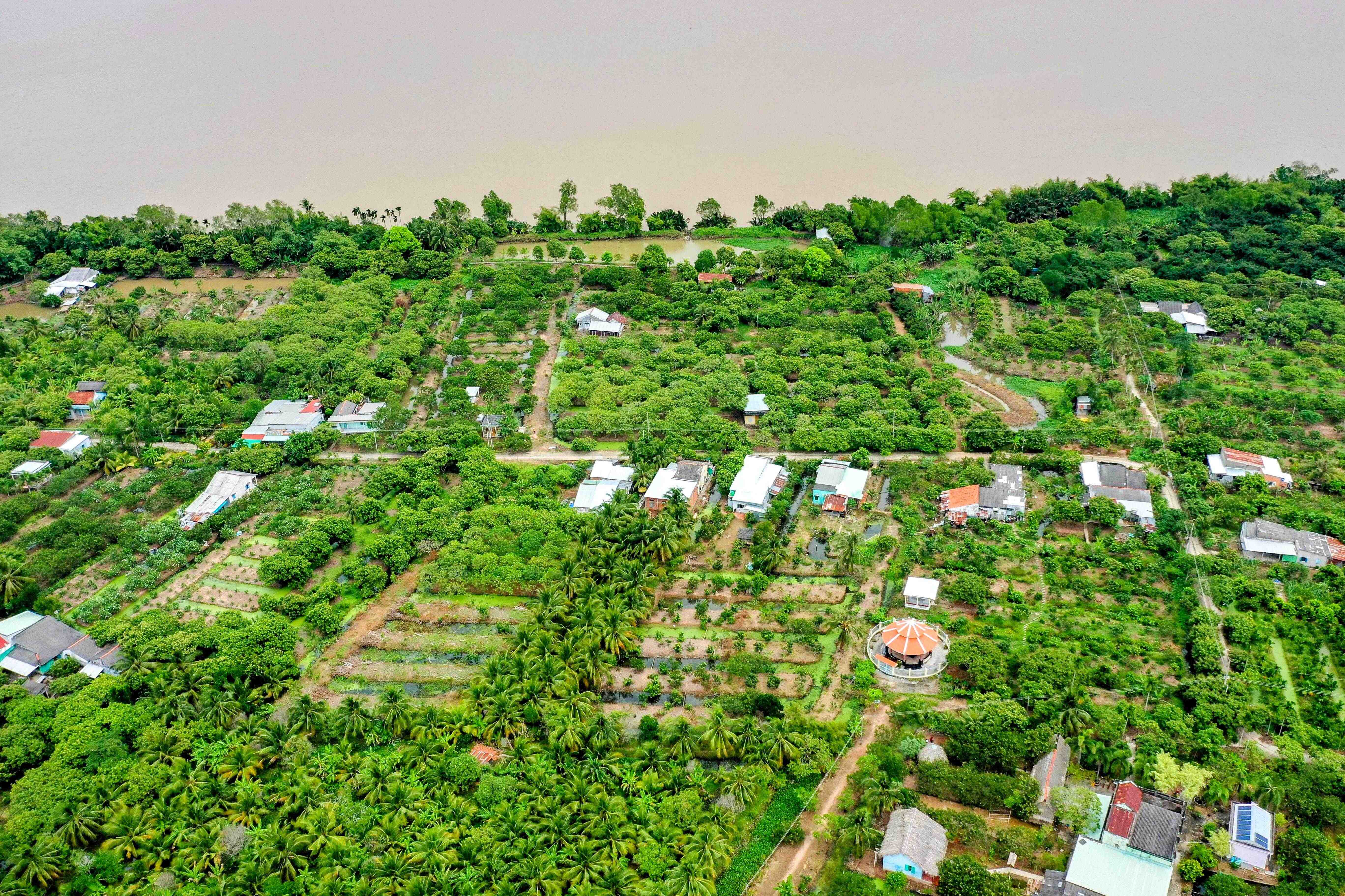 View from above My Phuoc Con is