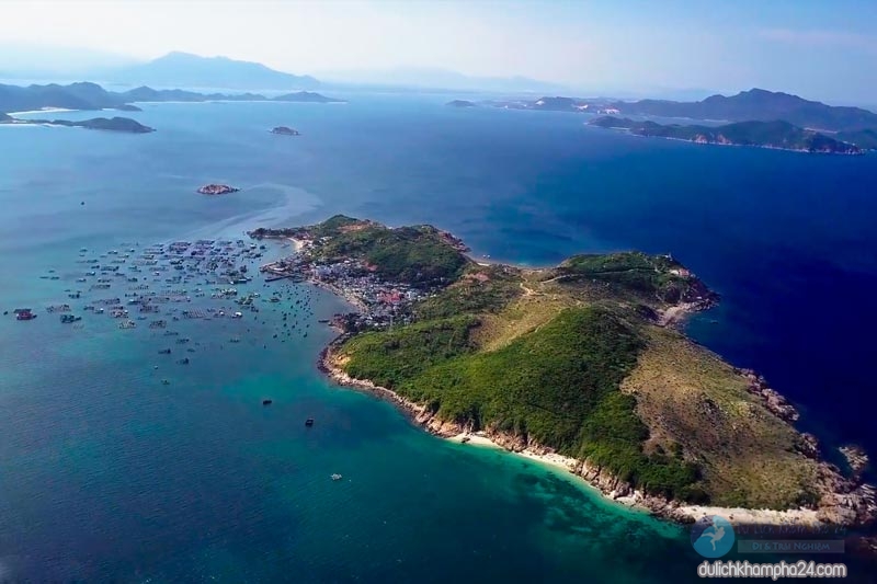 Binh Hung Island - An overhead view