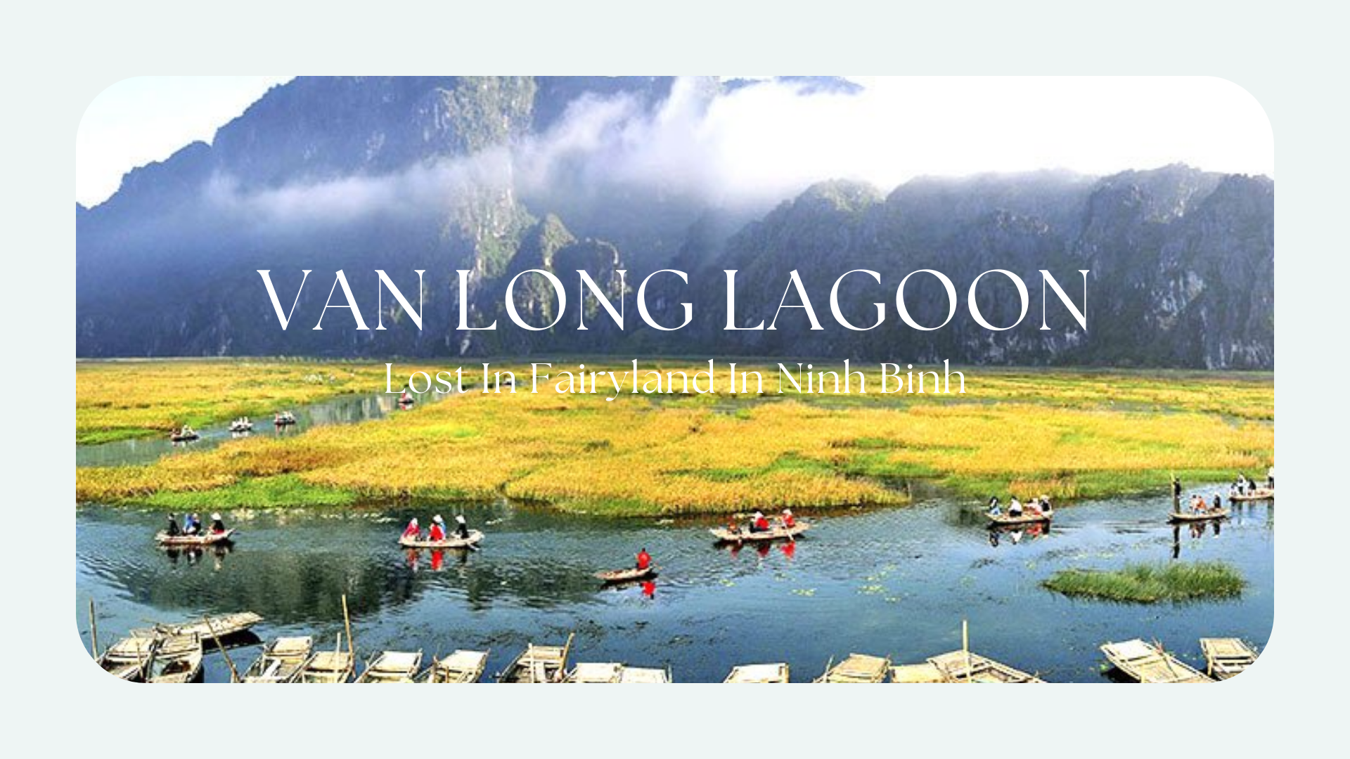 Van Long Lagoon - Lost In Fairyland In Ninh Binh