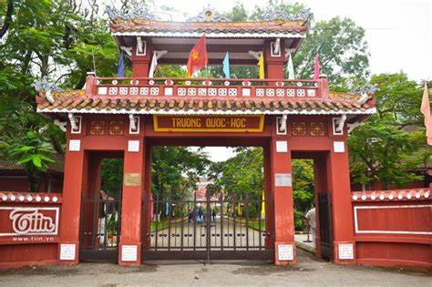 Gate of Quoc Hoc Hue School today