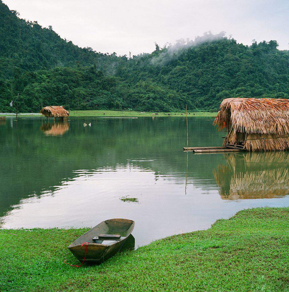 Noong Lake - 河江，空间宁静，水面安静，空间宽敞