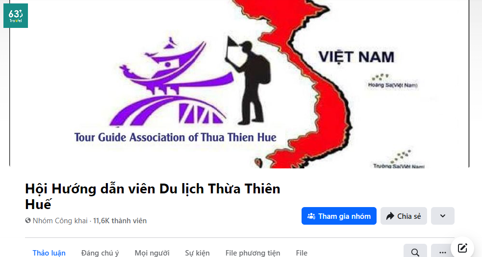 Group Hội Hướng Dẫn Viên Du Lịch Thừa Thiên Huế - Nhóm Facebook có nhiều HDV