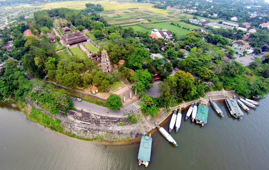 Thien Mu Pagoda - View from above