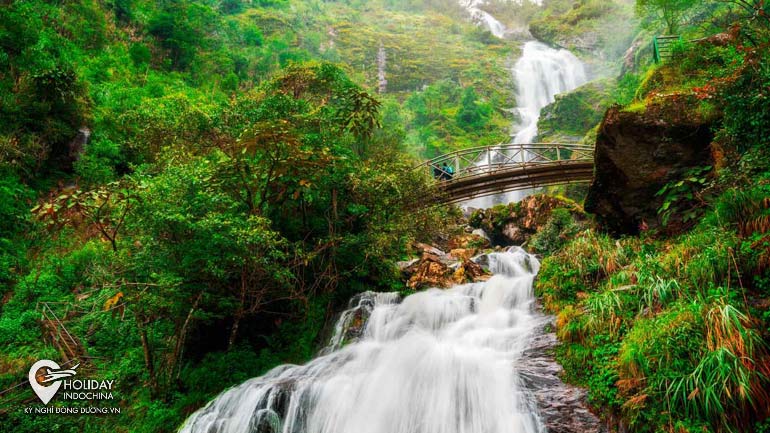 Silver waterfall