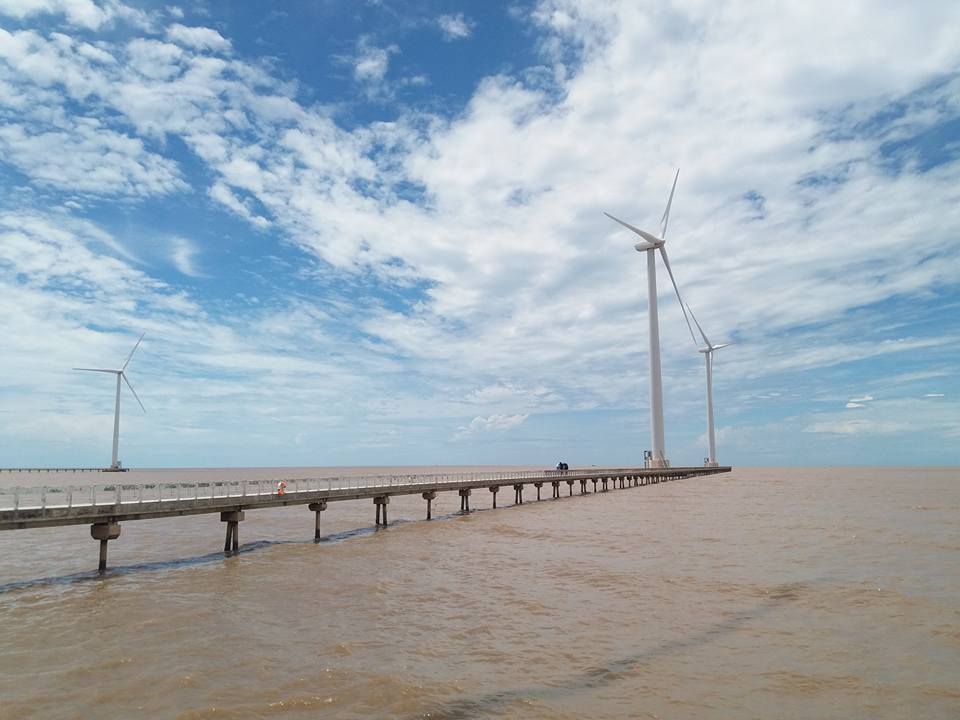 Bac Lieu wind turbine field