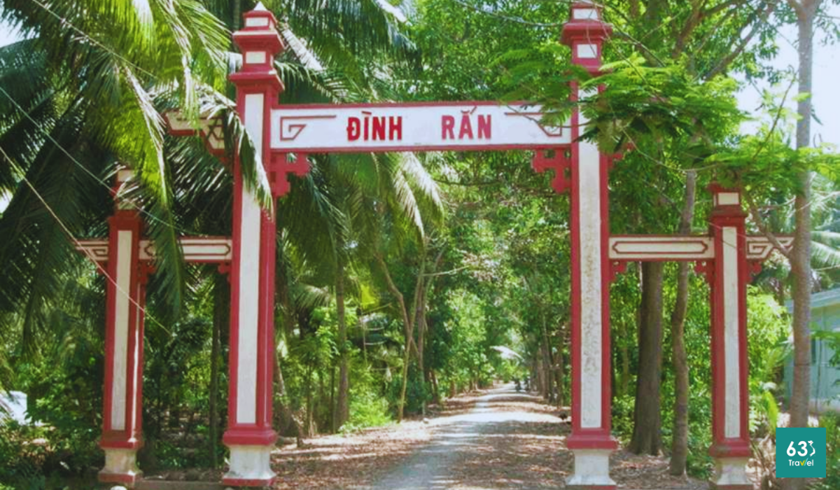 Di tích Đình Rắn - nơi mở màn phong trào Đồng Khởi