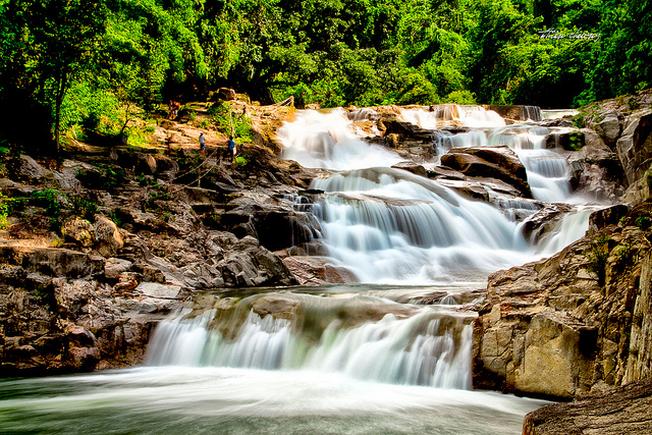 Yang Bay Waterfall tourist attraction near Nha Trang