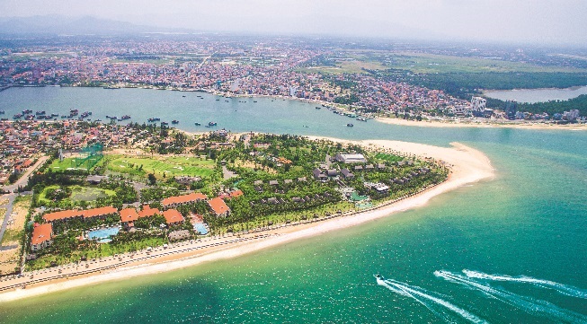 Bao Ninh Beach - An aerial view