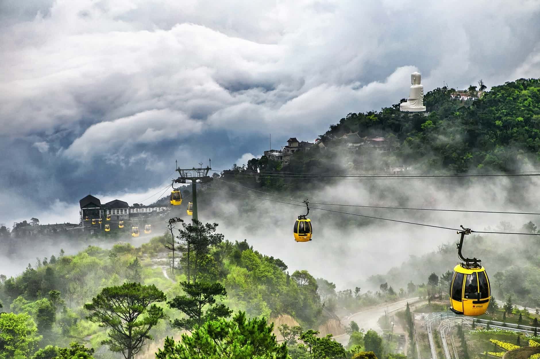 Cáp treo ở Bà Nà Hill