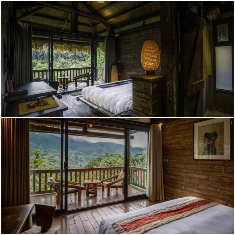 Deluxe room facing the valley