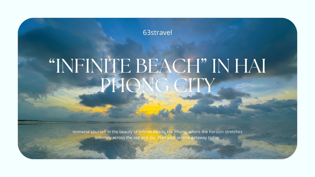 "Infinite Beach" In Hai Phong City: Where Earth Meets The Sea And Sky