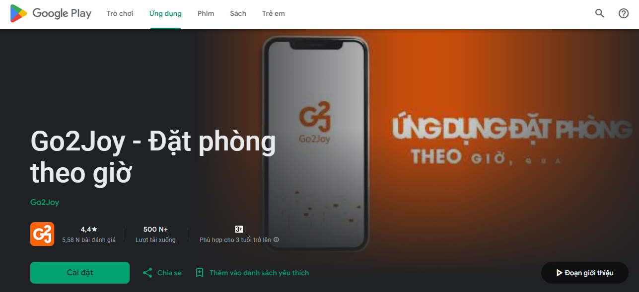 App Go2Joy hỗ trợ đặt phòng khách sạn tại Việt Nam