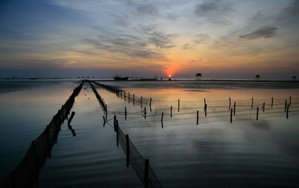 Dawn at Con Den eco-tourism area